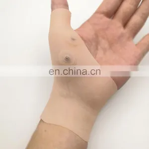 Compression Arthritis Gloves Silicone Rubber Gel Therapy Wrist Thumb Right Left Hand Relief Pain Gloves thumbnail-1