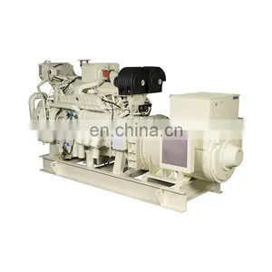 Genuine Water Cooled 50HZ 200kva Diesel Marine Engine Generator Set thumbnail-1