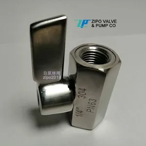Special Stainless Steel Threaded End Mini Ball Valve for Water Purifier thumbnail-4