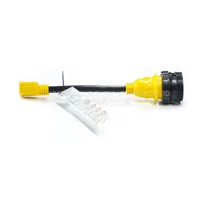 Marine Shore Adapter Cord Set STW 10/3 1FT 30A to 15A 5-15P to 5-30R thumbnail-3