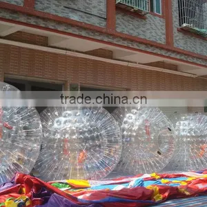 Funny Commercial Interesting Inflatable Blue Land Zorb Ball for Sale thumbnail-4