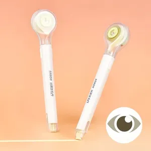 Pen Style Correction Tape With Beige Color Tape For Students Eye-care Correction Roller Refillable thumbnail-1
