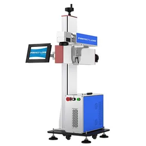20w 30w 50w Expiry Date Online Flying Fiber Laser Marking Machine With Product Line for Date Printing on Metal thumbnail-1