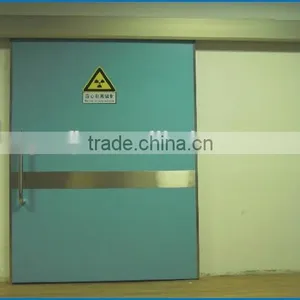 OKM Sliding X-ray Lead Door, Guangzhou Lead Door, Sliding Door for Hospital X-ray Protection thumbnail-1