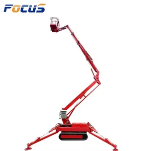 Electric or Diesel-Powered Boom Lifts Lifter Man Lift Articulated Telescopic Boom Lift Scissor Lift Cherry Picker Towable Cherry Picker Bucket Lift thumbnail-3