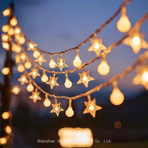 10m 100LEDs Star Flashing LED String Lights - Waterproof for Outdoor Christmas Party Wholesale Decor thumbnail-1