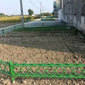 Cylindrical Imitation Bamboo Fence for Lawn and Cross Railing thumbnail-2