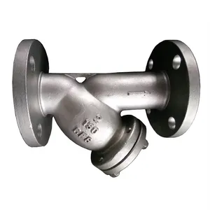 Factory High Quality ANSI 150lb 6in WCB CF8 Stainless Steel Cast Steel Flange Industrial Pipe Y Type Strainer thumbnail-3