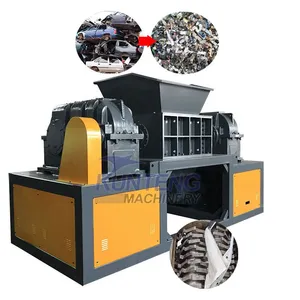 Waste Metal Wood Plastic Shredding Machines Aluminum Garbage Shredder Equipment EPC thumbnail-1