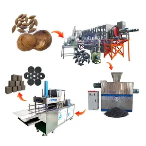 Shisha Charcoal Equipment Fruit Wood Charcoal Briquetting Machine Arabic Hookah Charcoal Processing Equipment Production Line EPC thumbnail-1