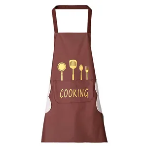 Sleeveless Apron Manufacturer Customize High Quality Low Price Waterproof Cooking Kitchen Apron Custom thumbnail-4