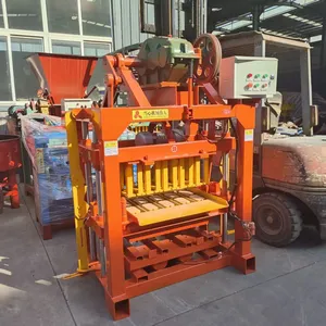 QT4-40 Semi Automatic Hollow Block Making Machine Concrete Cement Brick Making Machine thumbnail-2