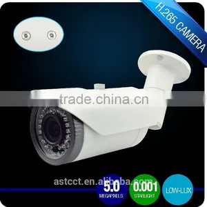 6Mpixes 3.6-10mm Manual Vari-focal Lens H.265 5.0MP IP Starlight Full Color IR Bullet Camera H.265 Security Network CCTV Camera thumbnail-1