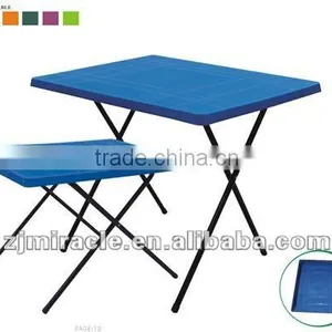 Blue Plastic Folding Tables/folding Table/mini Table thumbnail-1