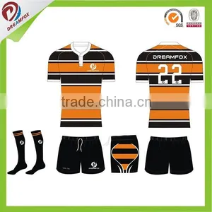 Custom Dye Sublimation Printing Rugby Jersey Cheap Custom Rugby Jersey thumbnail-3