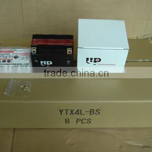 Dry Charged MF Motorcycle Battery YTX4L-BS 12V 3AH thumbnail-1