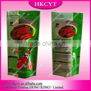 Fish Feed Packaging Bag/fish Food Plastic Packaging Bag With Zipper/Bottom Guseet Food Grade Plastic Paakaging thumbnail-1