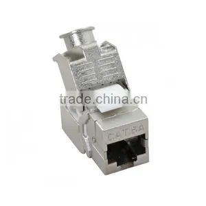 RJ45 Singer Port RJ45 Cat6A FTP Female Keystone Jack thumbnail-2