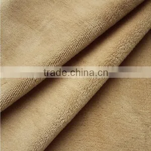 Knitting Solid Dyed Flannel Fabric for Winter Warm Clothing thumbnail-2