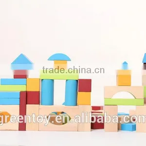 Wood Blocks Building Toy Educational Toys Wooden Castle thumbnail-2