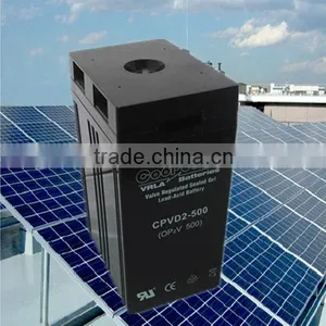 2V Battery,Solar Battery,OPZV Battery,Tuber-Gel Battery 2V2500AH thumbnail-1