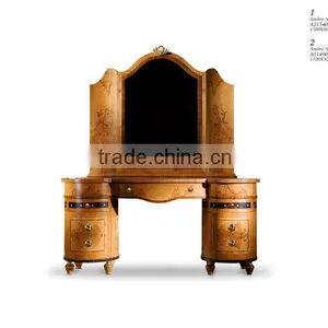 Classic Bedroom Furniture Set Royal Style Solid Wood Furniture King Size Bed for Sale Quality Choice thumbnail-4