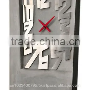 Concrete Wall Clock, Handmade Decorative Unique Wall Clock thumbnail-2