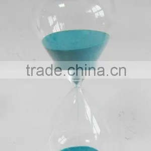Hourglass and Teal Glass Sand Timer thumbnail-1