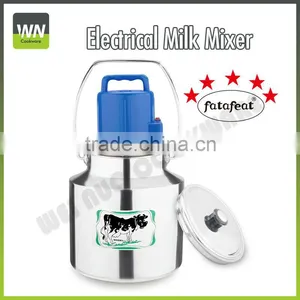 Fatafeat Stainless Steel Milk Pot With Plastic Coverd Electrical Mixer thumbnail-1
