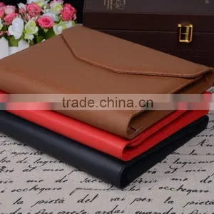 Wholesale High Quality Multifunction Business Custom Leather Trifold Power Bank Notebook thumbnail-2