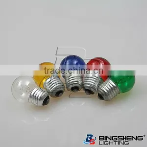 Christmas Color Light G40 130V/220V 10w/15w/25w E27/B22 Outside Colour Bulbs thumbnail-1