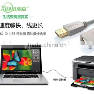 Xinya Hot Selling New Type A to Type A Male/Female USB 2.0 Extension Cable thumbnail-4