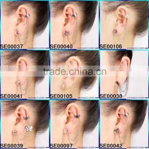 2016Fashion Drop Gemstone Restore Ancient Ways Earring E0081 thumbnail-5