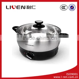 Electric Stainless Steel Electric Pot With Thermostat ControlHG-B2600 thumbnail-2