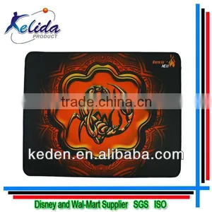 (hot Selling!!)2014 Gaming Bound Edge Mouse Pad /thermal Transfer Natural Rubber Base Playmat thumbnail-1