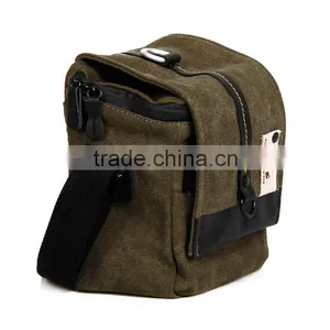 Besnfoto BN-1006 Army Green OEM High Quantity Canvas Camera Shoulder Bag thumbnail-1