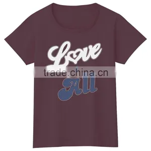 Women/Girls Tshirt Love Is All Personal Design Round Neck Blouse thumbnail-6