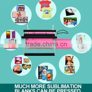 Small Format High Pressure Hobby Subliimation Heat Press Machine For Sale thumbnail-1