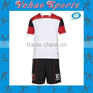 School Team Custom Soccer Uniform With Embroidery thumbnail-1