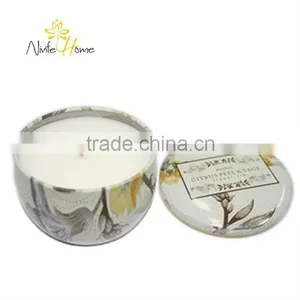 Candle Tin With Personalized Label, Apple Scent Tin Box Candle thumbnail-2