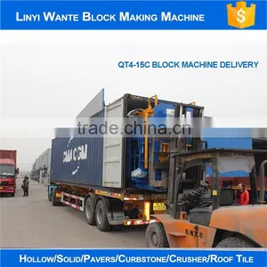 Fully Automatic QT4-15 Hollow Block Making Machine Price Fly Ash Brick Making Machine in India Price thumbnail-3