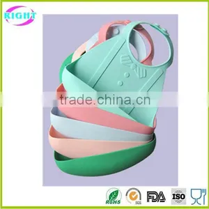 FDA Approved Cute Silicone Waterproof Baby Bib thumbnail-6