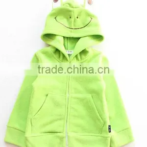 Polar Fleece Jacket Boy's Thin Warm Coat Boy's Casual Coat With Hooded Cheap Warm Coat thumbnail-4