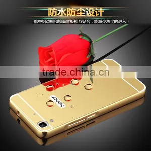 High Quality Luxury Mirror Cover Metal Aluminum Bumper Phone Case For Huawei Honor 4A thumbnail-1