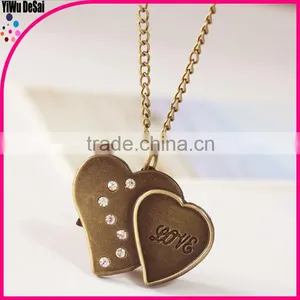 Creative Necklace Watch Wholesale Heart Pocket Watch thumbnail-1