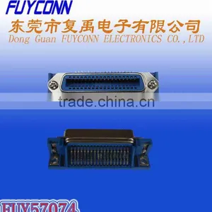 57 Series Centronics PCB Mounting Right Angle DIP Solder Receptacle Connector Female Champ 2.16mm Pitch thumbnail-1