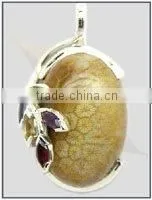 Women Pendant for Wedding, Silver Pendant, Awesome Pendant thumbnail-1