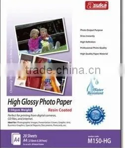 Original RC Quick Dye Photo Paper Double Sided 230gsm Glossy/satin Inkjet Photo Paper, for Dye and Pigment Ink,accept OEM SERVIC thumbnail-1