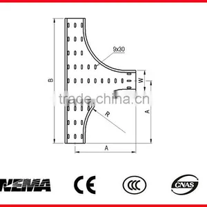 Cable Tray Fitting Horizontal Tee Shape thumbnail-2