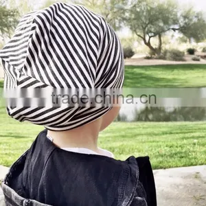(CA303#Grey&striped)baby Crochet Beanie Cotton Grey and Striped Caps for Children thumbnail-4